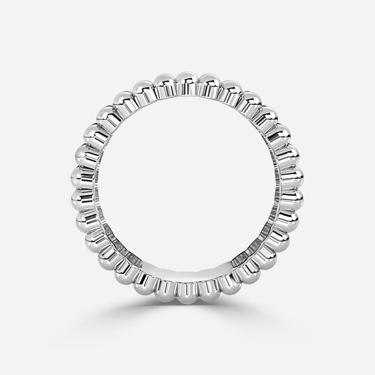 1.00 Carat Lab Grown Round Diamond Blakely Modern Wedding Band in Platinum